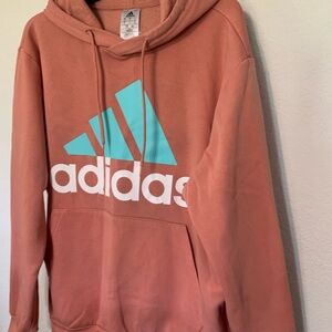 Adidas Coral Hoodie with Logo